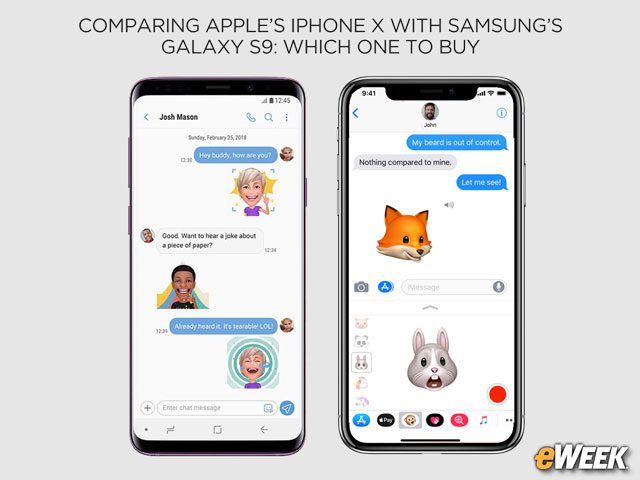 Both iPhone X and Galaxy S9 Deliver New AR Features